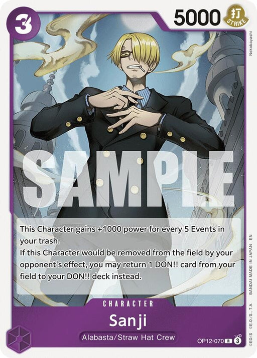 Image for Sanji (070) (OP12-070) (Foil) [Legacy of the Master] - One Piece Card Game