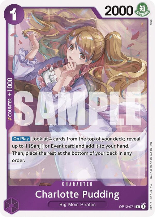 Image for Charlotte Pudding (OP12-071) (Foil) [Legacy of the Master] - One Piece Card Game