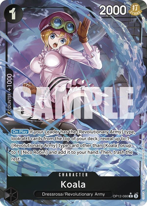 Koala (086) (Alternate Art) (OP12-086) (Foil) [Legacy of the Master]