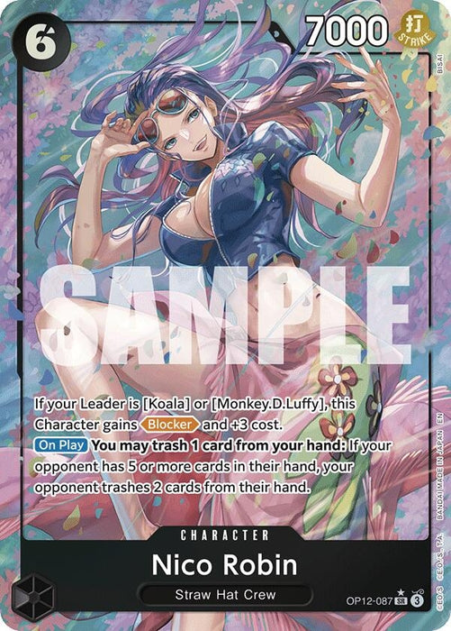 Nico Robin (Alternate Art) (OP12-087) (Foil) [Legacy of the Master]