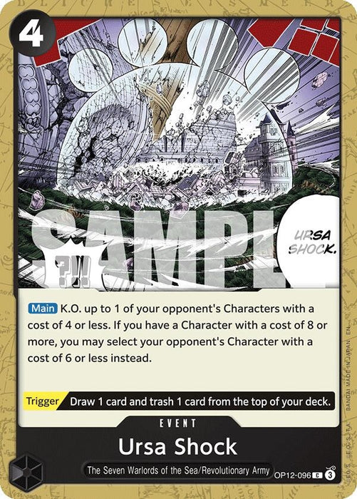 Image for Ursa Shock (OP12-096) [Legacy of the Master] - One Piece Card Game