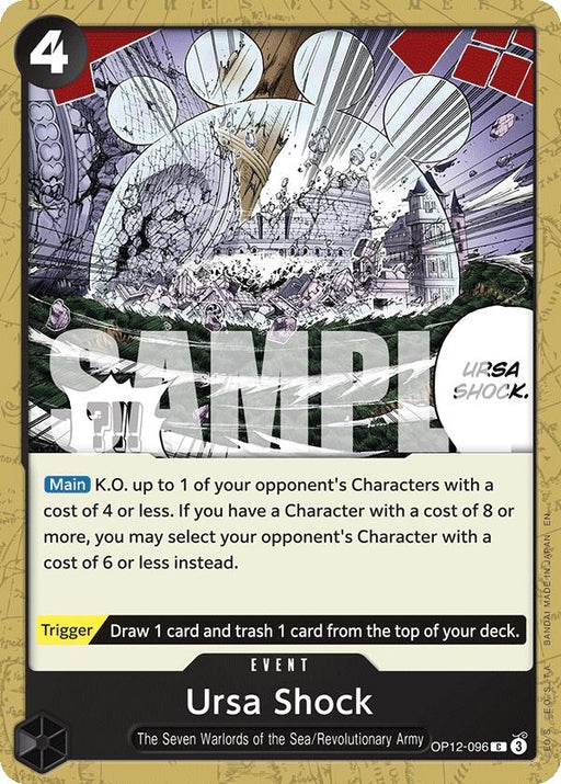 Image for Ursa Shock (OP12-096) [Legacy of the Master] - One Piece Card Game