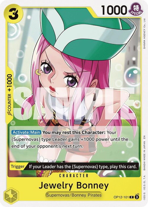 Image for Jewelry Bonney (101) (OP12-101) [Legacy of the Master] - One Piece Card Game
