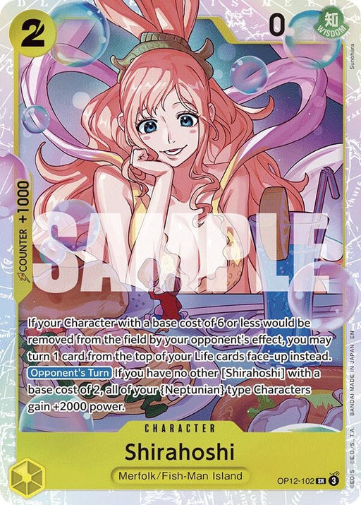 Image for Shirahoshi (OP12-102) (Foil) [Legacy of the Master] - One Piece Card Game