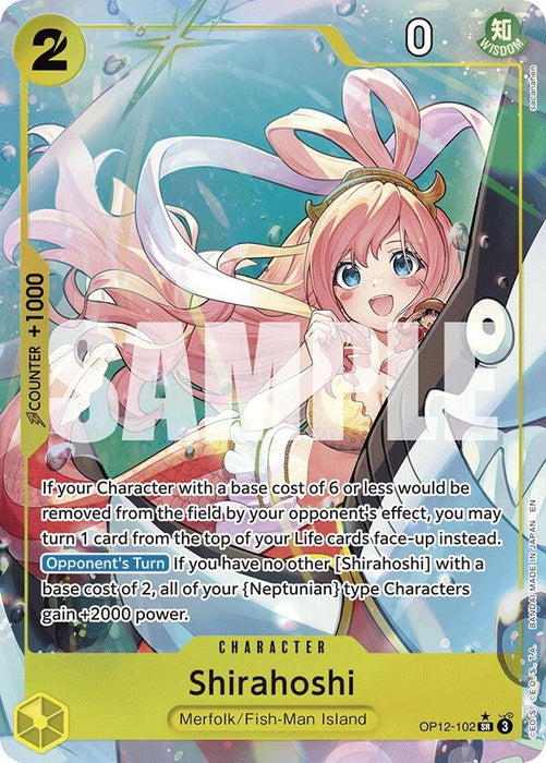 Shirahoshi (Alternate Art) (OP12-102) (Foil) [Legacy of the Master]