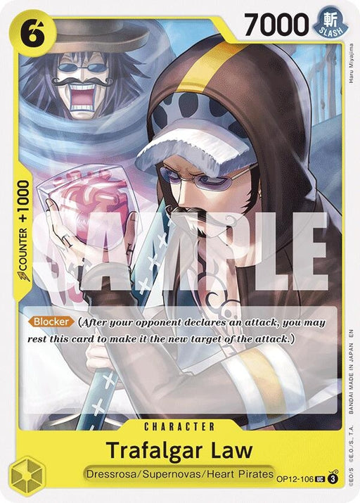 Image for Trafalgar Law (106) (OP12-106) [Legacy of the Master] - One Piece Card Game