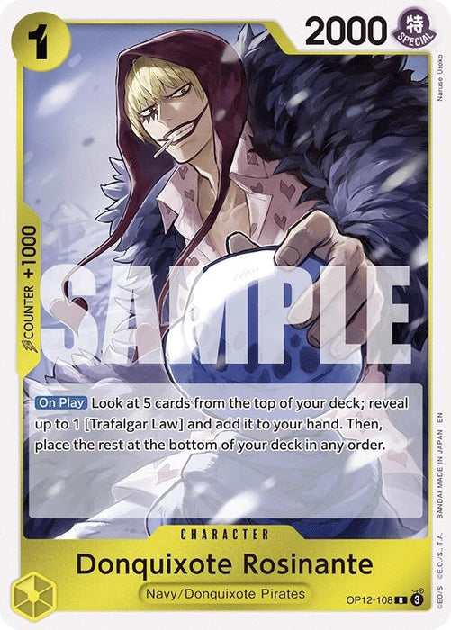 Donquixote Rosinante (108) (OP12-108) (Foil) [Legacy of the Master]