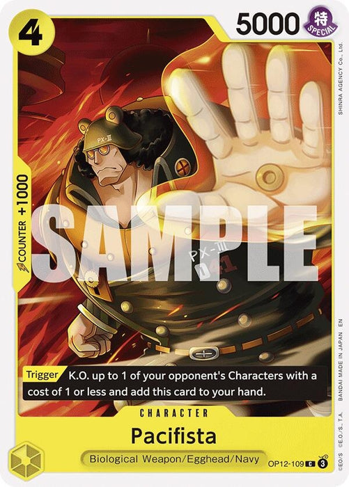 Image for Pacifista (OP12-109) [Legacy of the Master] - One Piece Card Game