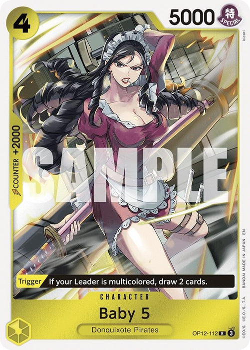 Image for Baby 5 (112) (OP12-112) (Foil) [Legacy of the Master] - One Piece Card Game