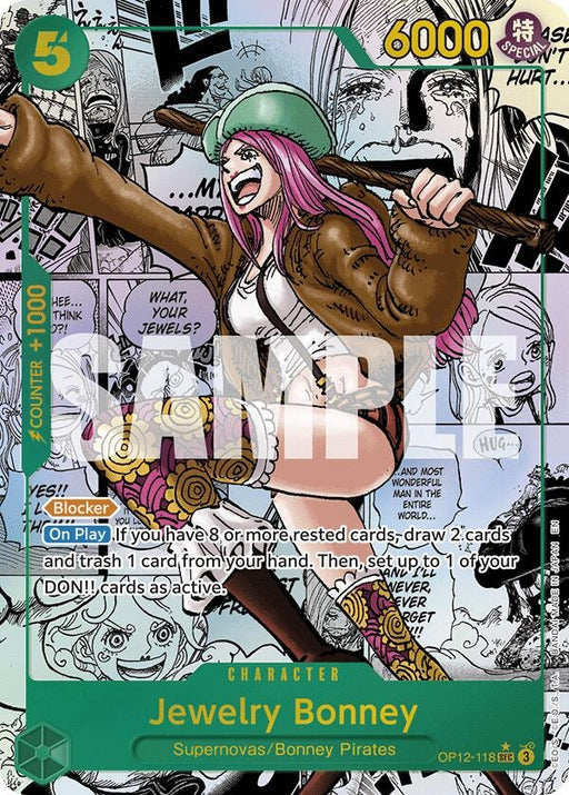 Image for Jewelry Bonney (118) (Manga) (OP12-118) (Foil) [Legacy of the Master] - One Piece Card Game