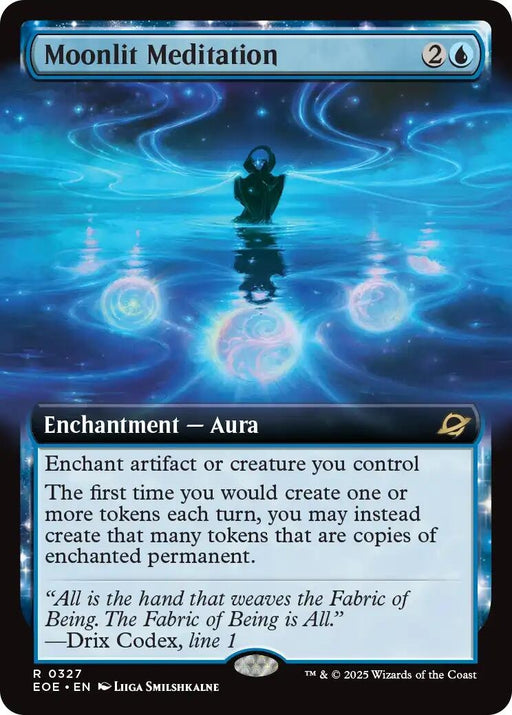 Image for Moonlit Meditation (Extended Art) (327) [Edge of Eternities] - Magic: The Gathering