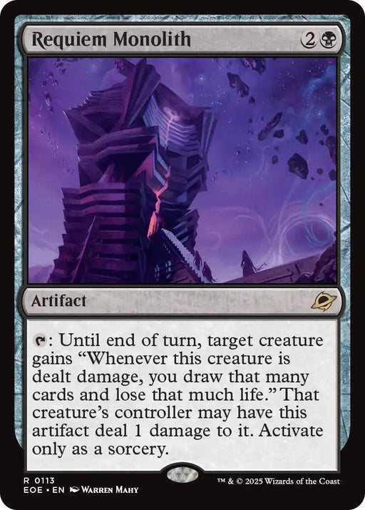 Image for Requiem Monolith (113) [Edge of Eternities] - Magic: The Gathering