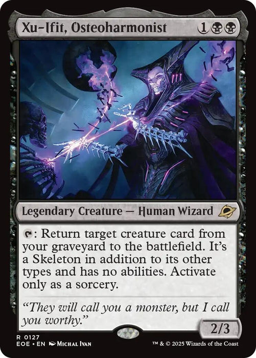 Image for Xu-Ifit, Osteoharmonist (127) (Foil) [Edge of Eternities] - Magic: The Gathering