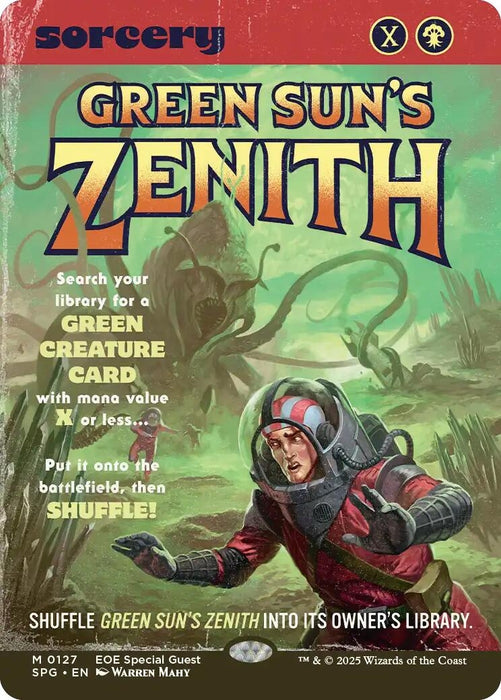 Image for Green Sun's Zenith (Showcase) (127) [Special Guests] - Magic: The Gathering