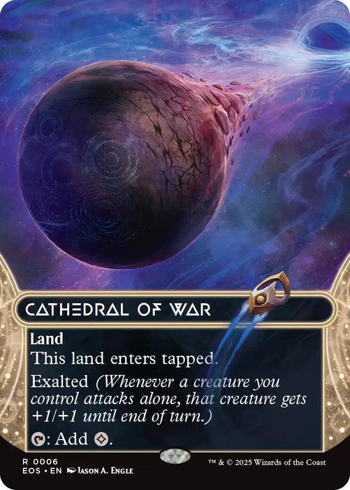 Image for Cathedral of War (0006) (Borderless) (6) [Edge of Eternities: Stellar Sights] - Magic: The Gathering