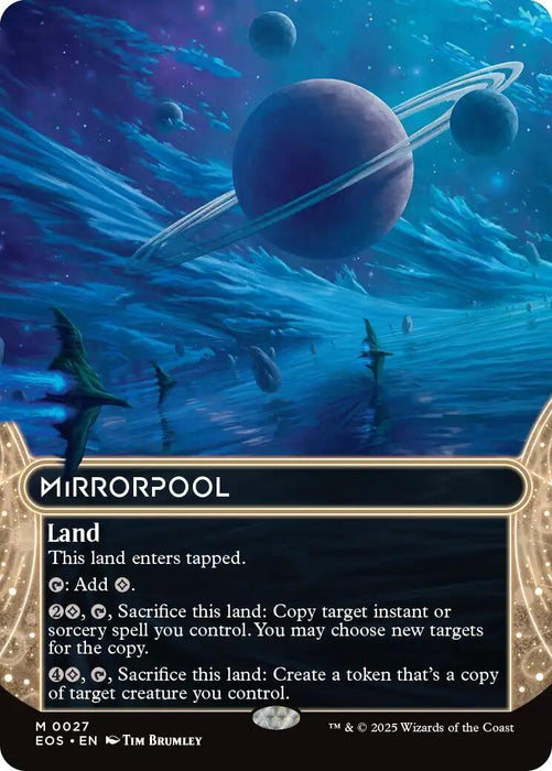 Image for Mirrorpool (0027) (Borderless) (27) (Foil) [Edge of Eternities: Stellar Sights] - Magic: The Gathering