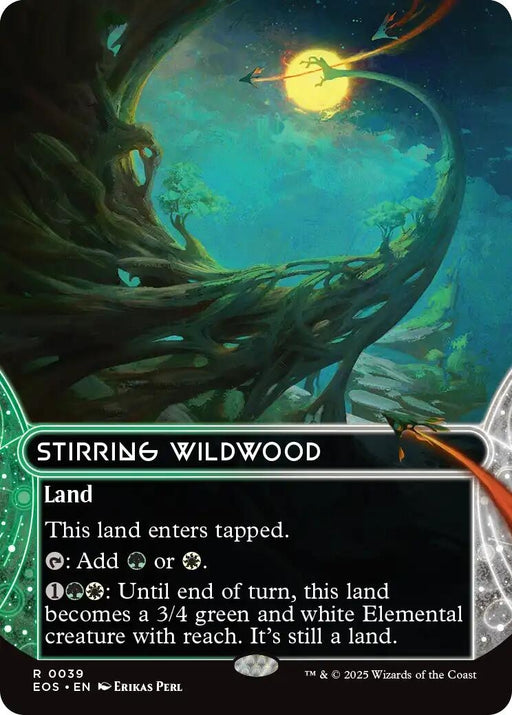 Image for Stirring Wildwood (0039) (Borderless) (39) [Edge of Eternities: Stellar Sights] - Magic: The Gathering