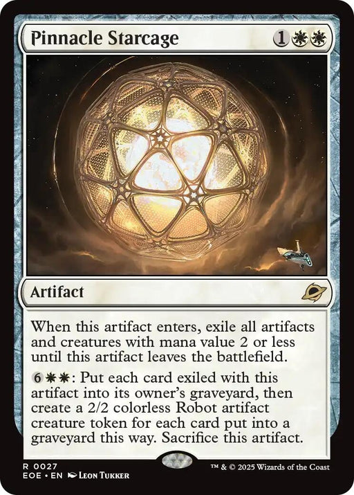 Image for Pinnacle Starcage (27) (Foil) [Edge of Eternities] - Magic: The Gathering