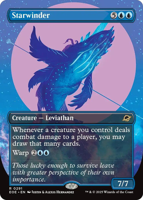 Image for Starwinder (0291) (Borderless) (291) (Foil) [Edge of Eternities] - Magic: The Gathering