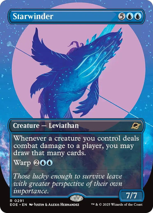 Image for Starwinder (0291) (Borderless) (291) (Foil) [Edge of Eternities] - Magic: The Gathering