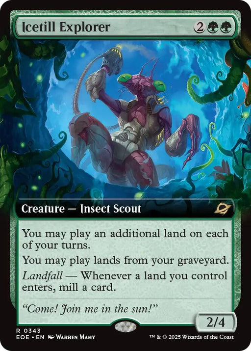 Image for Icetill Explorer (Extended Art) (343) (Foil) [Edge of Eternities] - Magic: The Gathering