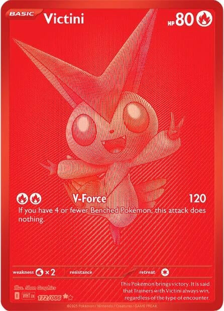 Image for Victini (172/086) (Holofoil) [SV: White Flare] - Pokemon