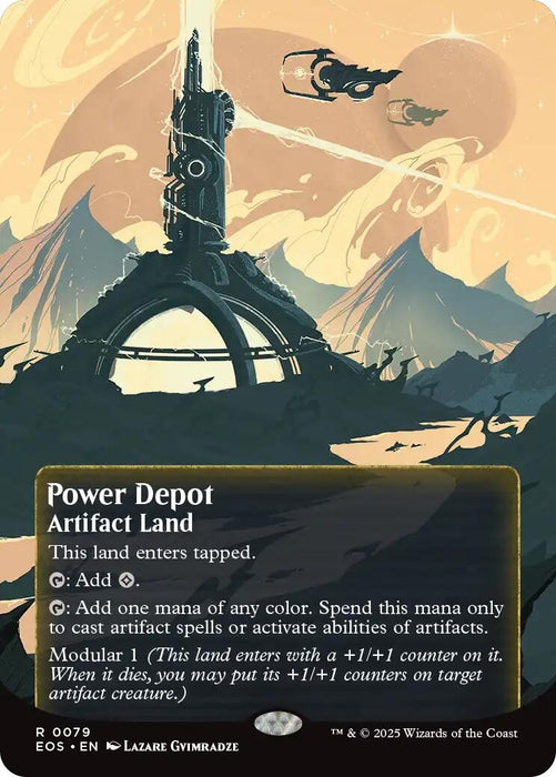 Image for Power Depot (0079) (Borderless) (79) [Edge of Eternities: Stellar Sights] - Magic: The Gathering