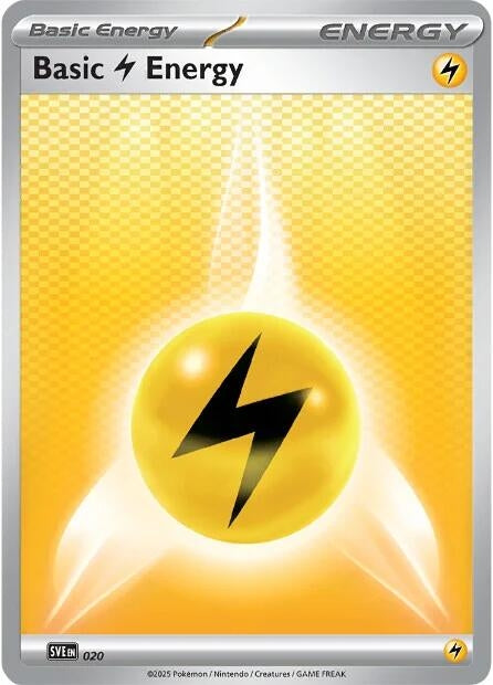 Image for Basic Lightning Energy - 020 (020) [SVE: Scarlet & Violet Energies] - Pokemon