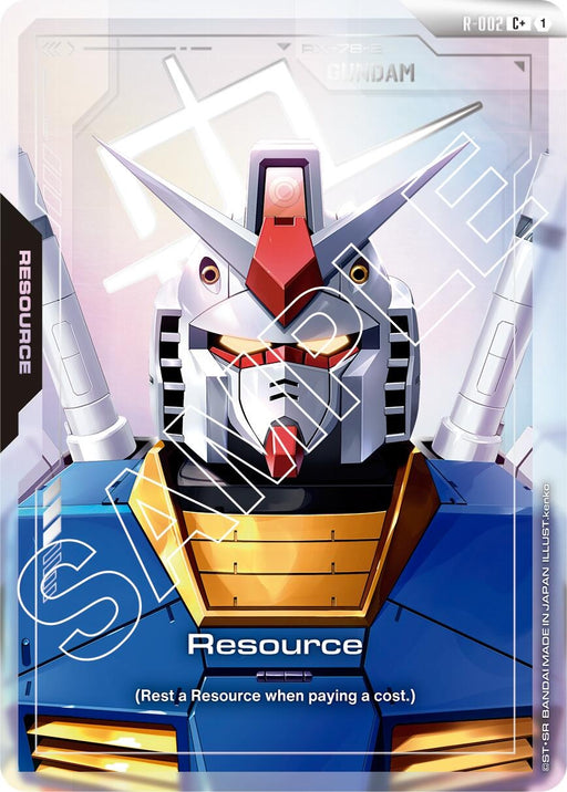 Image for Resource (R-002) (C+) (R-002) (Holofoil) [Newtype Rising] - Gundam Card Game