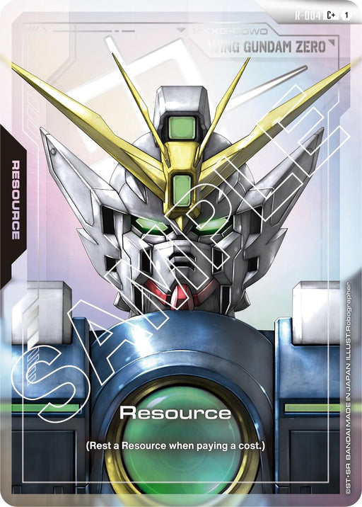 Image for Resource (R-004) (C+) (R-004) (Holofoil) [Newtype Rising] - Gundam Card Game
