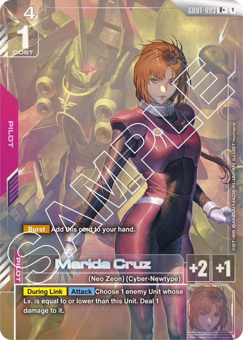 Marida Cruz (R+) (GD01-093) (Holofoil) [Newtype Rising]