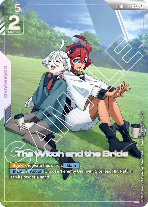 Image for The Witch and the Bride (R+) (GD01-117) (Holofoil) [Newtype Rising] - Gundam Card Game