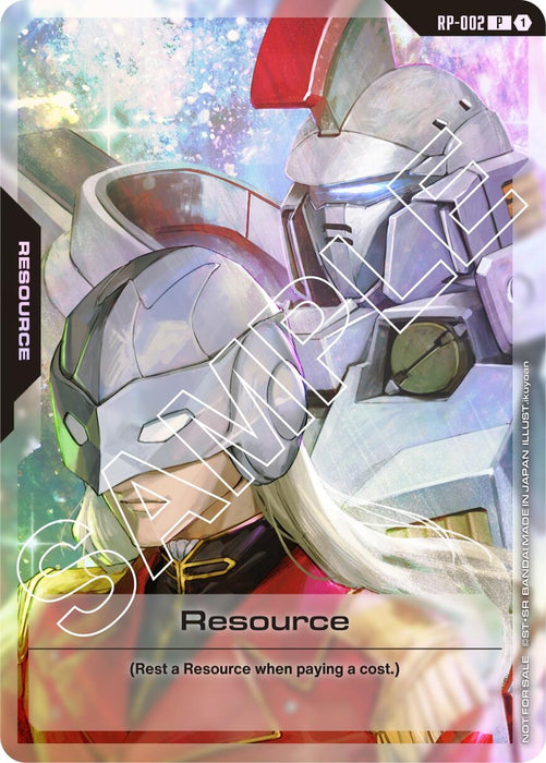 Image for Resource (RP-002) (Mobile Suit Gundam Wing) (RP-002) (Holofoil) [Promotional Resource Tokens] - Gundam Card Game
