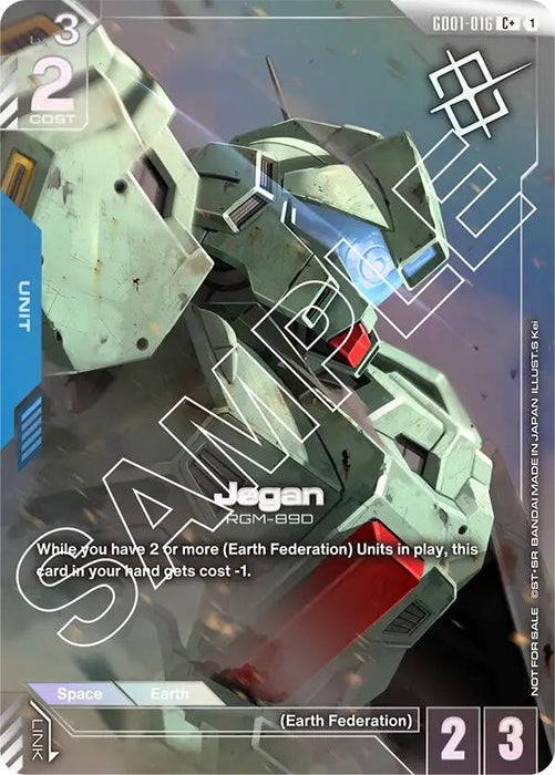 Image for Jegan (Store Tournament Winner Pack 01) (GD01-016) (Holofoil) [Gundam Promotional Cards] - Gundam Card Game