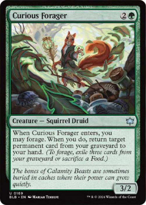 Curious Forager [BLB-169] Foil - Bloomburrow