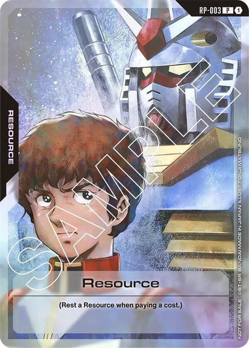 Resource (RP-003) (Mobile Suit Gundam) (RP-003) (Holofoil) [Promotional Resource Tokens]