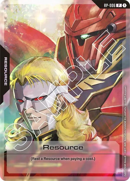 Resource (RP-006) (Mobile Suit Gundam Unicorn) (RP-006) (Holofoil) [Promotional Resource Tokens]