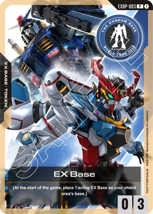 Image for EX Base (EXBP-003) (Mobile Suit Gundam GQuuuuuuX) (EXBP-003) [Promotional EX Base Tokens] - Gundam Card Game