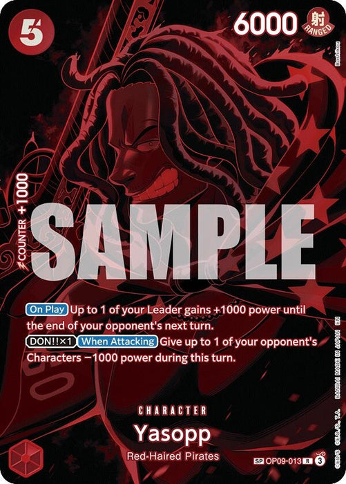 Image for Yasopp (SP) (OP09-013) (Foil) [Legacy of the Master] - One Piece Card Game