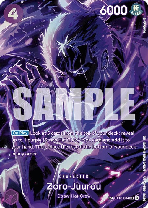 Zoro-Juurou (SP) (ST18-004) (Foil) [Legacy of the Master]