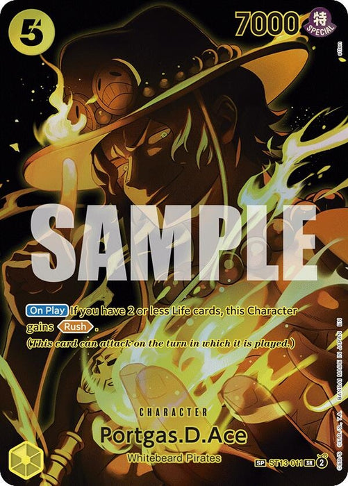 Portgas.D.Ace (SP) (ST13-011) (Foil) [Legacy of the Master]