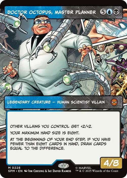 Image for Doctor Octopus, Master Planner (Borderless) (228) (Foil) [Marvel's Spider-Man] - Magic: The Gathering