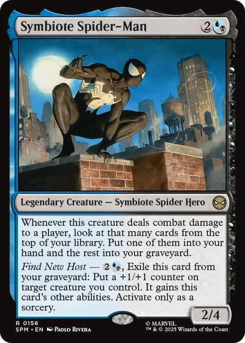 Image for Symbiote Spider-Man (156) (Foil) [Marvel's Spider-Man] - Magic: The Gathering
