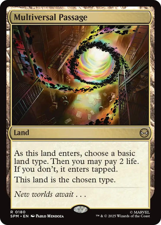 Image for Multiversal Passage (180) [Marvel's Spider-Man] - Magic: The Gathering