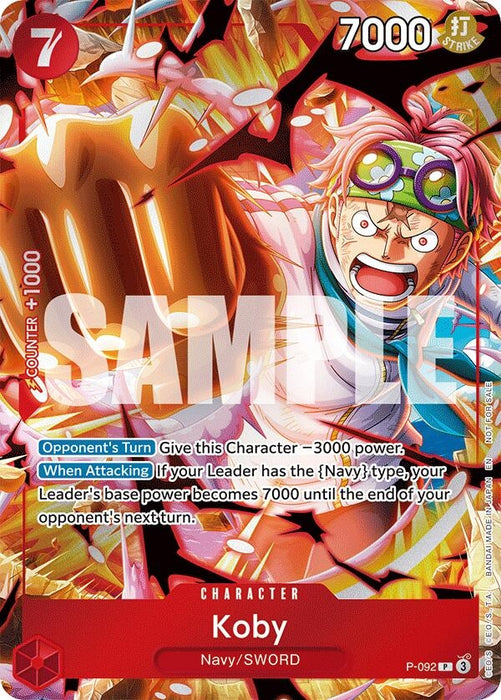 Koby (Event Pack Vol. 7) (P-092) (Foil) [One Piece Promotion Cards]