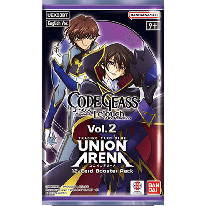 Union Arena TCG: Code Geass Lelouch of the Rebellion Volume. 2 Booster Pack