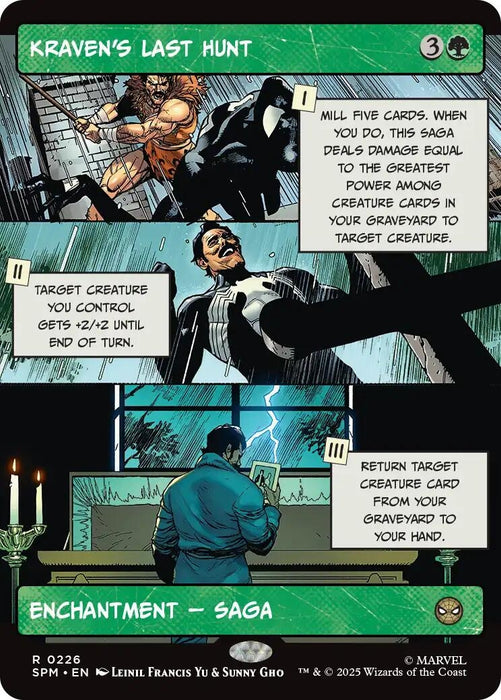 Image for Kraven's Last Hunt (Borderless) (226) (Foil) [Marvel's Spider-Man] - Magic: The Gathering