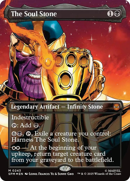 Image for The Soul Stone (Borderless) (243) (Foil) [Marvel's Spider-Man] - Magic: The Gathering