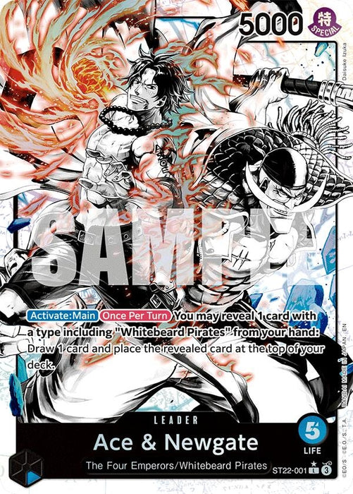 Ace & Newgate (Parallel) (ST22-001) (Foil) [Starter Deck 22: Ace & Newgate]