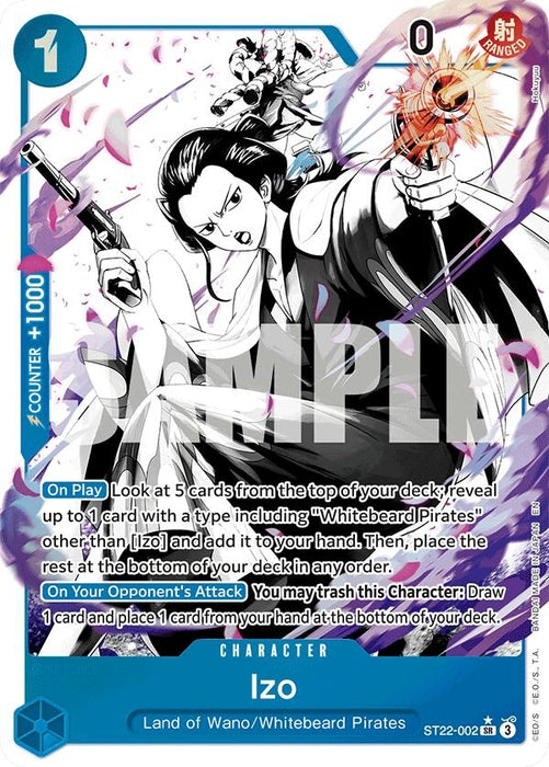 Izo (Parallel) (ST22-002) (Foil) [Starter Deck 22: Ace & Newgate]